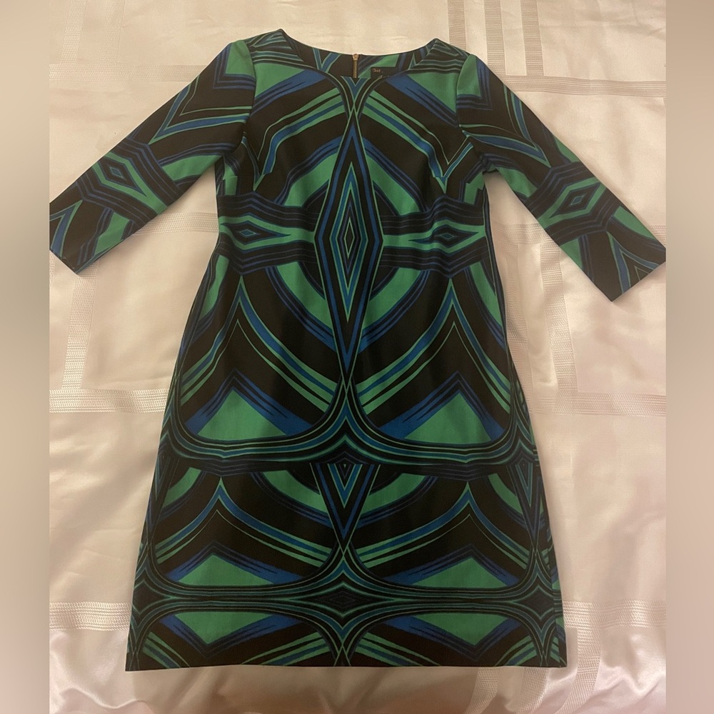 NWOT, Just…Taylor Geometric Dress